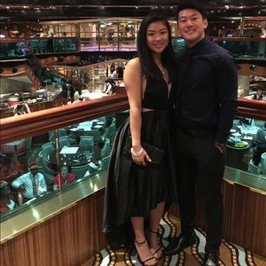 Black High Low Cocktail Dress